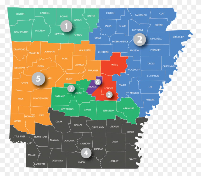 1024x888 Descargar Png / Representantes De Uniserve Arkansas Mapa De La Bandera, Diagrama, Parcela, Vegetación Hd Png