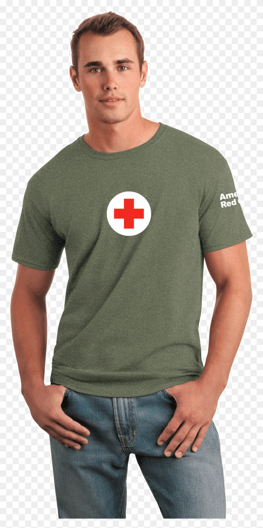 865x1801 Descargar Png Camiseta Clásica Unisex De Algodón 100 Con Rojo Americano Gildan 64000 Zafiro Antiguo, Primeros Auxilios, Logotipo, Símbolo Hd Png