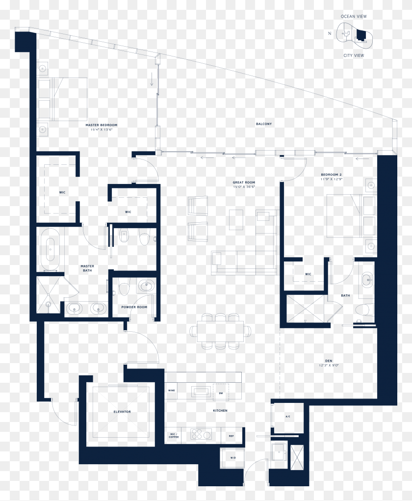 2307x2844 Unit B Floor Plan, Plot, Diagram, Scoreboard HD PNG Download