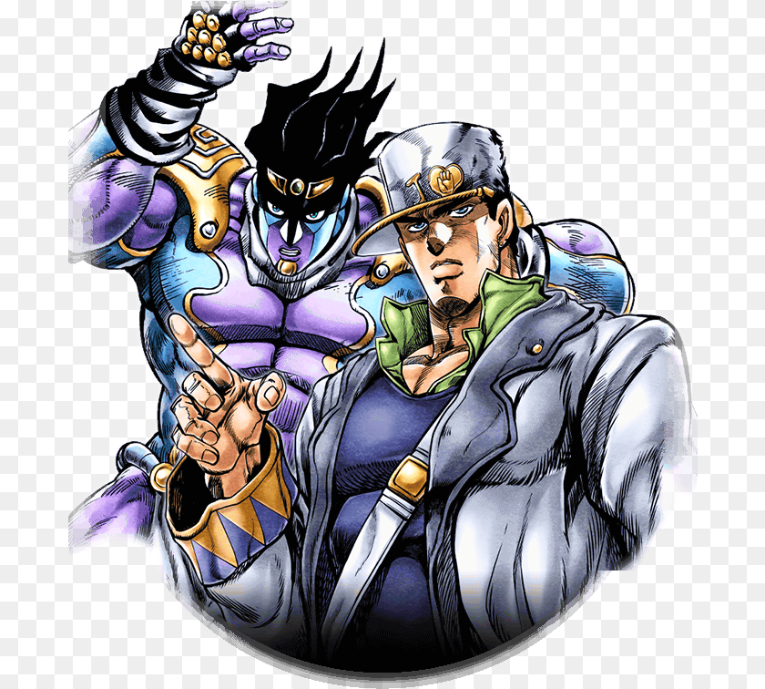 692x756 Unit Jotaro Kujo, Publication, Book, Comics, Person Sticker PNG