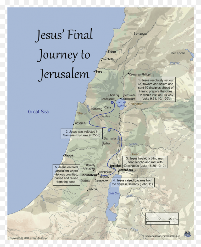 868x1081 Unit2Mapdone Последнее Путешествие Иисуса, Карта, Диаграмма, Атлас Hd Png Скачать