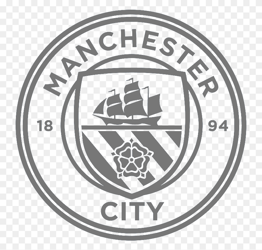 741x741 United Drawing Logo Manchester Logo Manchester City Dream League Soccer 2018, Hand, Emblem, Symbol HD PNG Download