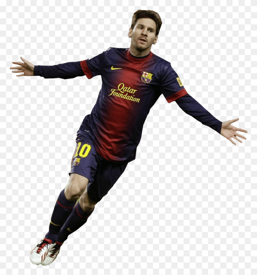 962x1038 United Messi Athlete Football Barcelona F, Person, Human, Shoe HD PNG Download
