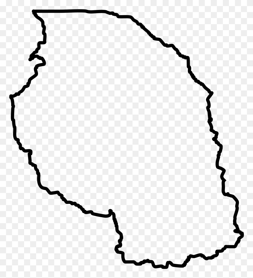 2125x2351 Карта Соединенных Штатов Клипарт Карта Танзании Белая Линия, Серый, World Of Warcraft Hd Png Скачать