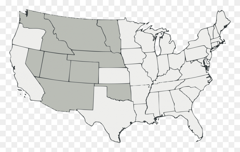 892x544 Estados Unidos Png / Mapa Png