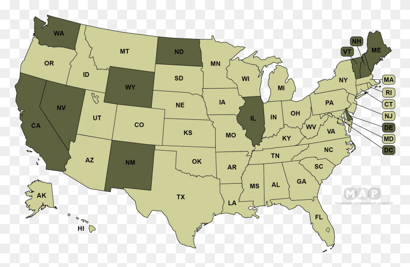 1977x1239 Карта Сша Красный И Синий Карта Штатов 2016, Диаграмма, Участок, Атлас Hd Png Скачать