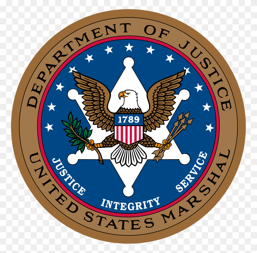 768x768 United States Marshals Service Logo, Symbol, Trademark, Badge HD PNG Download