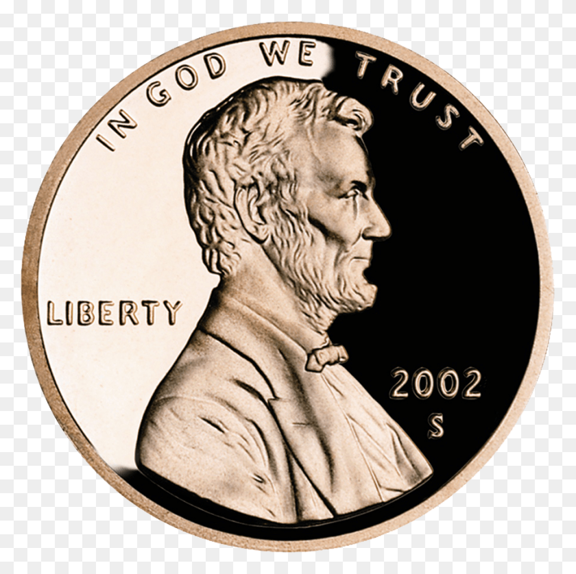 903x901 United States Penny Obverse 2002 Penny Clip Art Free, Coin, Money, Dime HD PNG Download