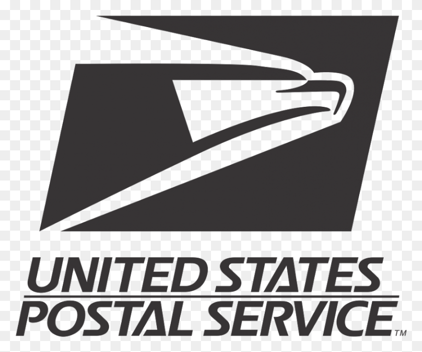 813x670 United States Postal Service Logo Usps Logo White, Text, Label, Symbol HD PNG Download