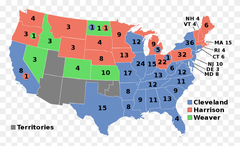 1164x676 United States Presidential Election 1976 Electoral Map, Diagram, Plot, Atlas HD PNG Download