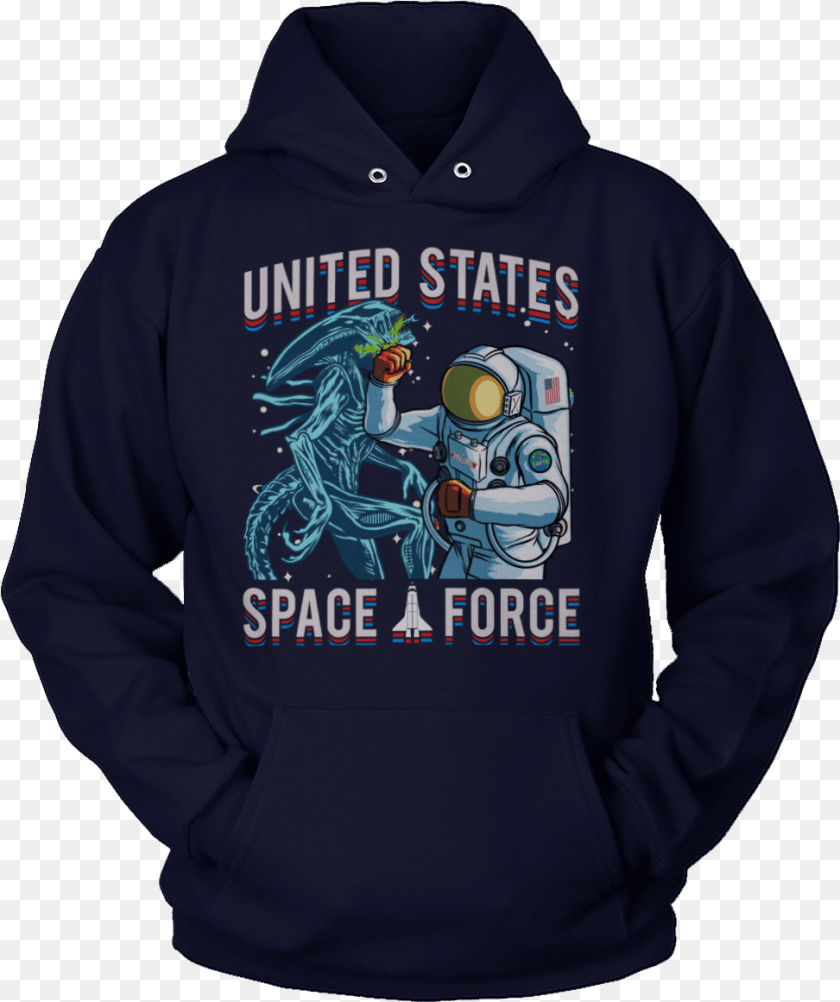 973x1161 United States Space Force Alien, Clothing, Hoodie, Knitwear, Sweater Clipart PNG