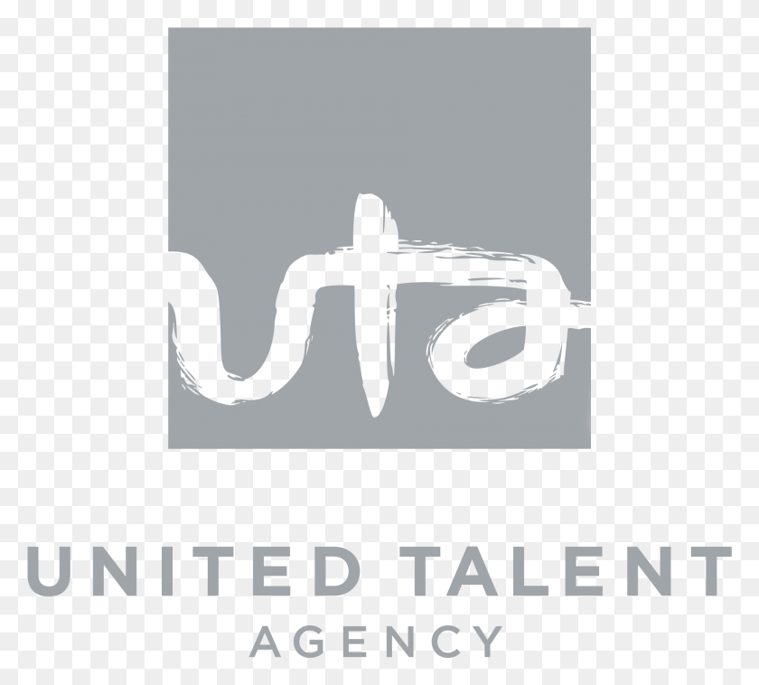 1885x1689 United Talent Agency Logo United Talent Agency, Text, Gun, Weapon HD PNG Download