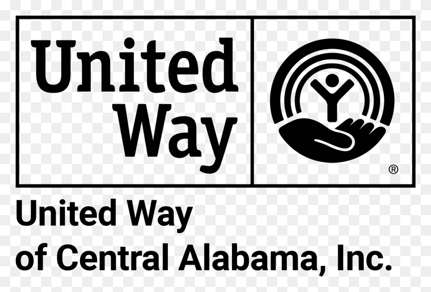 1486x972 United Way Logo Black And White United Way Of Central Alabama, Outdoors, Gray, Legend Of Zelda HD PNG Download