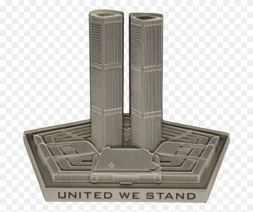 687x645 United We Stand 911 Commemorative Coin Skyscraper, Metropolis, City, Urban HD PNG Download