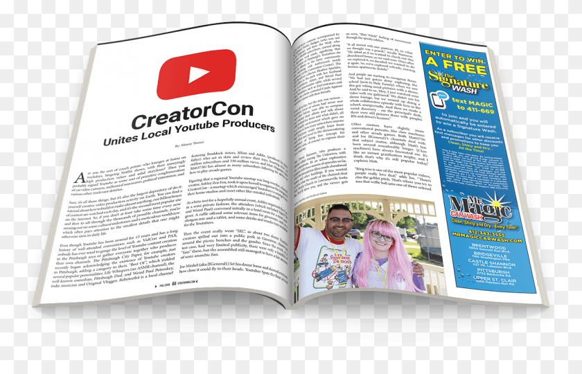 1178x726 Unites Local Youtube Producers Magazine, Person, Human, Book HD PNG Download