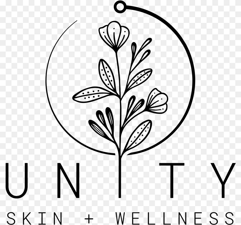Unity Logo White, Gray Sticker PNG