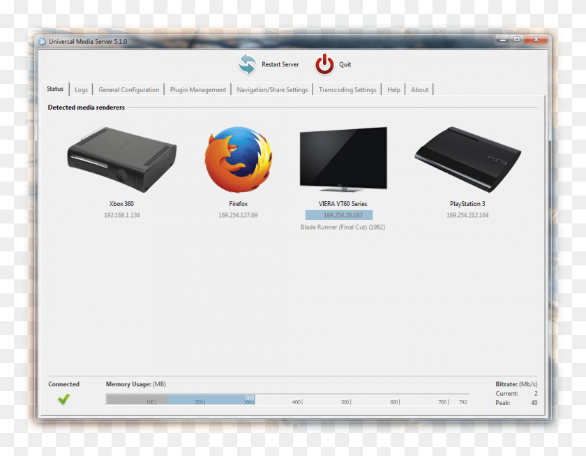 1050x799 Universal Media Server As A Video Player Universal Media Server 7.2, Electronics, Monitor, Screen HD PNG Download