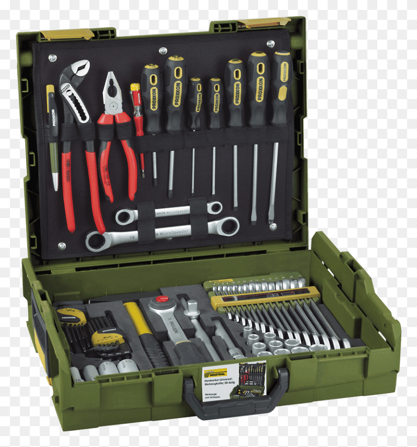 811x876 Universal Tool Set Proxxon, Machine, Brick, Power Drill HD PNG Download
