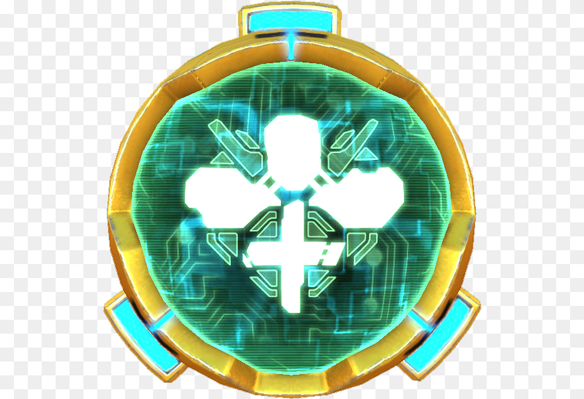 546x574 Universal Transformers Earth Wars Power Cores, Cross, Symbol, Recycling Symbol Sticker PNG