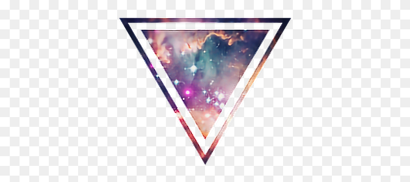 357x313 Universe Universo Triangle Triangulo Triangulo Galaxia, Diamond, Gemstone, Jewelry HD PNG Download