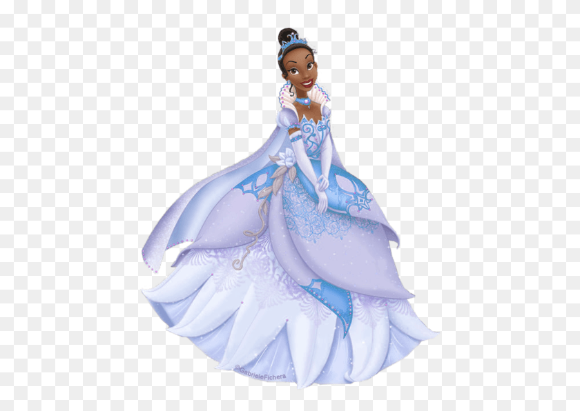 438x536 Universexox Princess Tiana Costume Disney Princess Disney Princess Tiana Gold Dress, Doll, Toy, Figurine HD PNG Download
