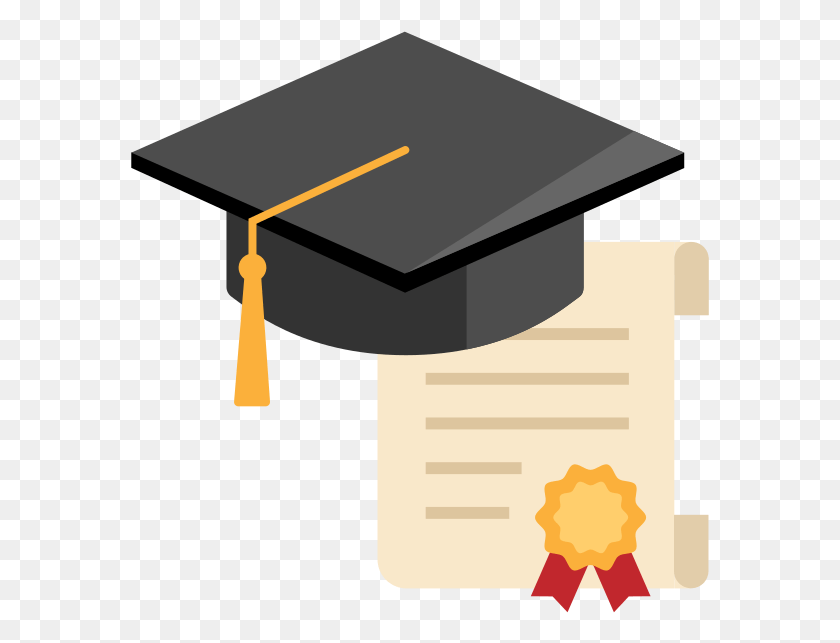 579x583 Descargar Png Diploma Universitario O Certificado Plano Icono Vector Plano Diploma, Texto, Graduación, Buzón Hd Png