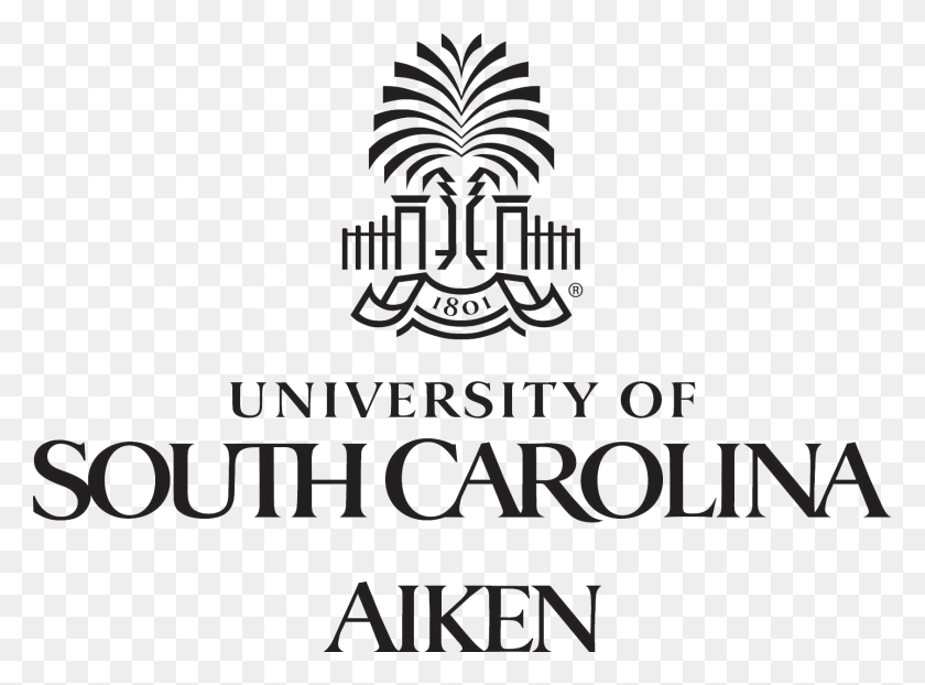 1680x1212 University Logos University Of South Carolina Aiken Logo, Text, Stencil, Label HD PNG Download