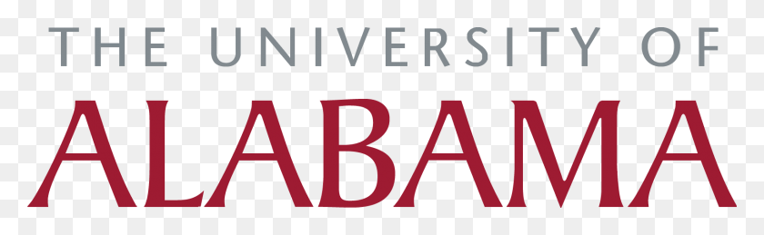 1689x431 Университет Алабамы Логотип Universidad De Alabama, Текст, Алфавит, Слово Hd Png Скачать