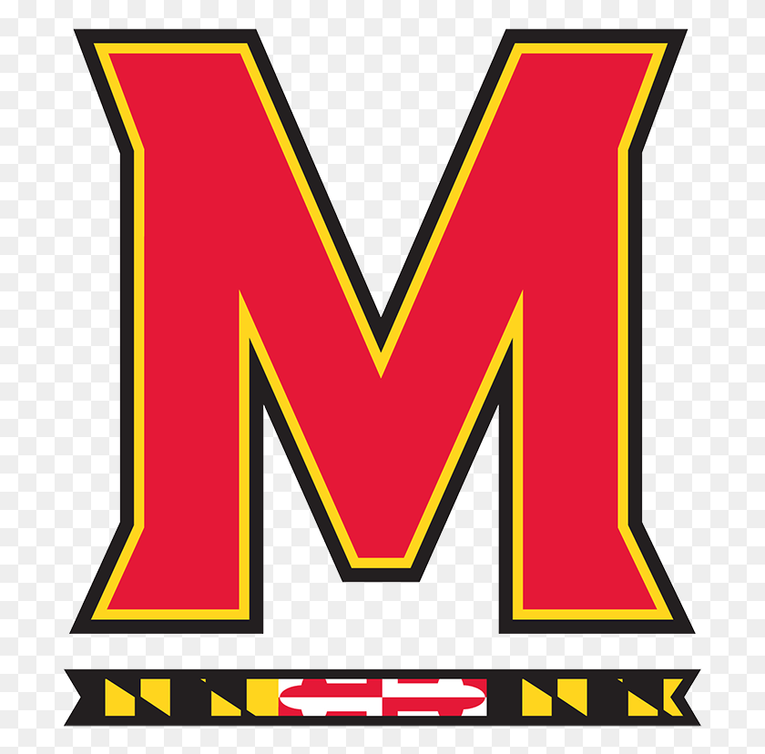 703x768 La Universidad De Maryland College Park, Maryland Terrapins Logo, Alfabeto, Texto, Símbolo Hd Png