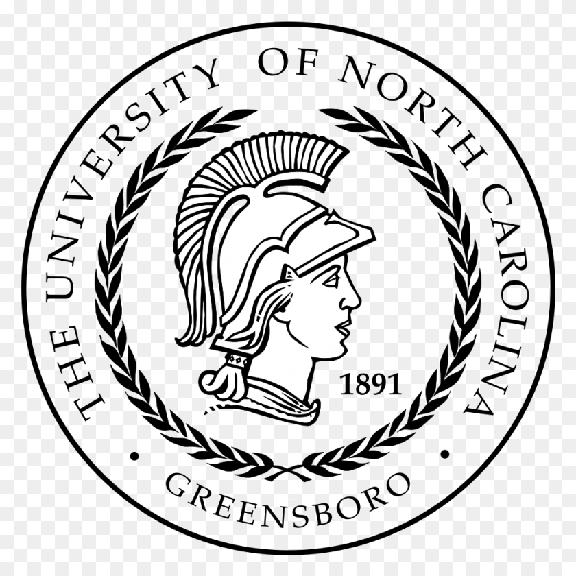 955x956 University Of North Carolina Greensboro Greensboro Los Angeles Parks And Recreation Logo, Person, Human, Head HD PNG Download