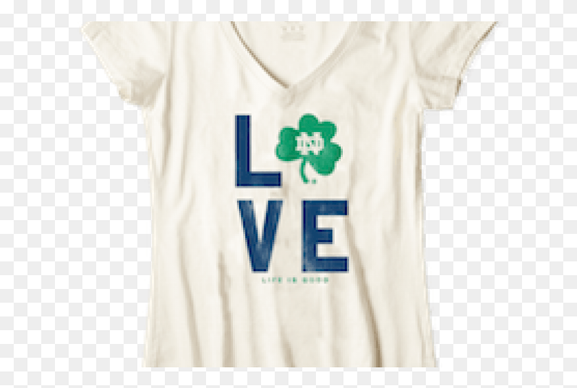 629x504 University Of Notre Dame Notre Dame Love Sign, Clothing, Apparel, Shirt HD PNG Download