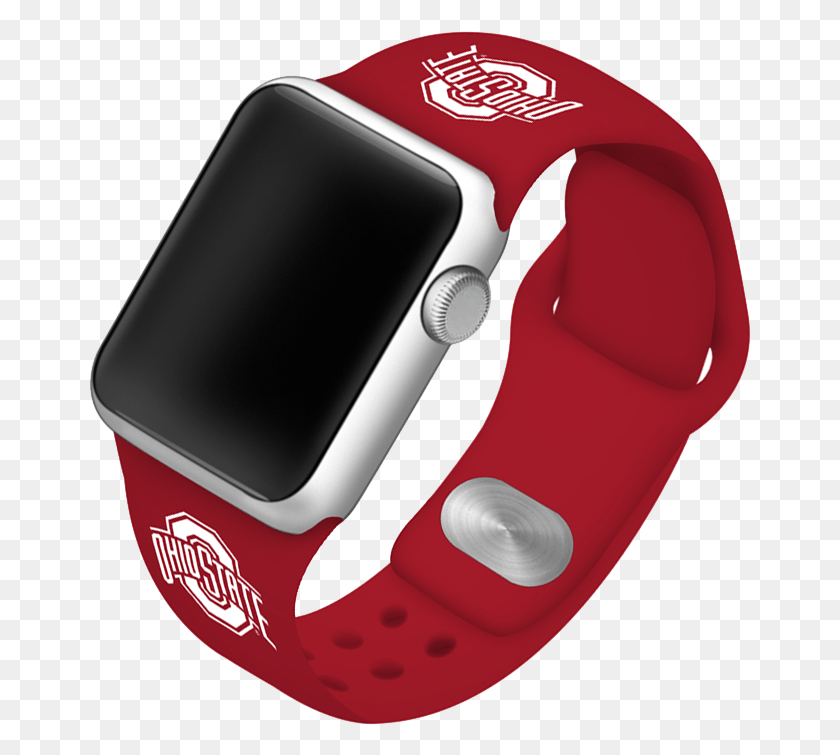 663x695 University Of Oklahoma Sooners Silicone Sport Band Cavs Apple Watch Band, Wristwatch, Digital Watch HD PNG Download