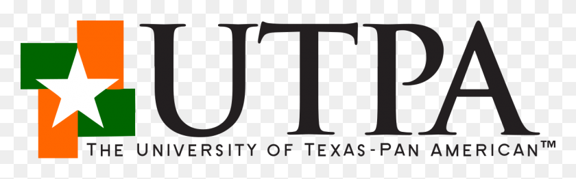 1200x311 University Of Texas Pan American Logo, Alphabet, Text, Buckle HD PNG Download