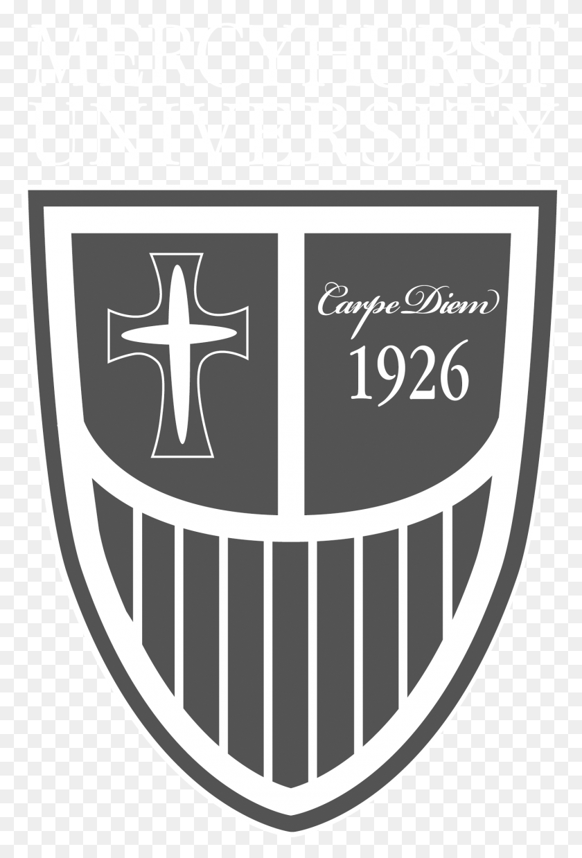 1462x2211 University Stacked Logo Black Reverse Mercyhurst North East Logo, Shield, Armor, Poster HD PNG Download