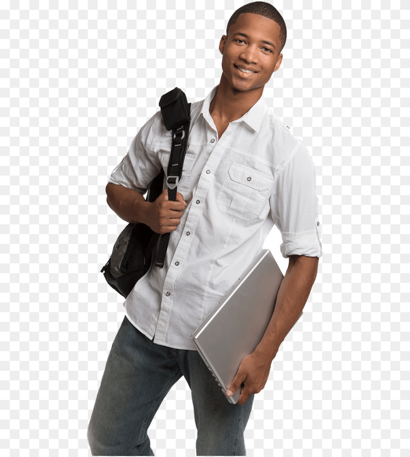 University Student White Background, Shirt, Clothing, Male, Person PNG