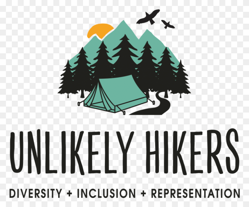799x655 Unlikely Hikers Logo2 Full Colour Illustration, Poster, Advertisement, Camping HD PNG Download
