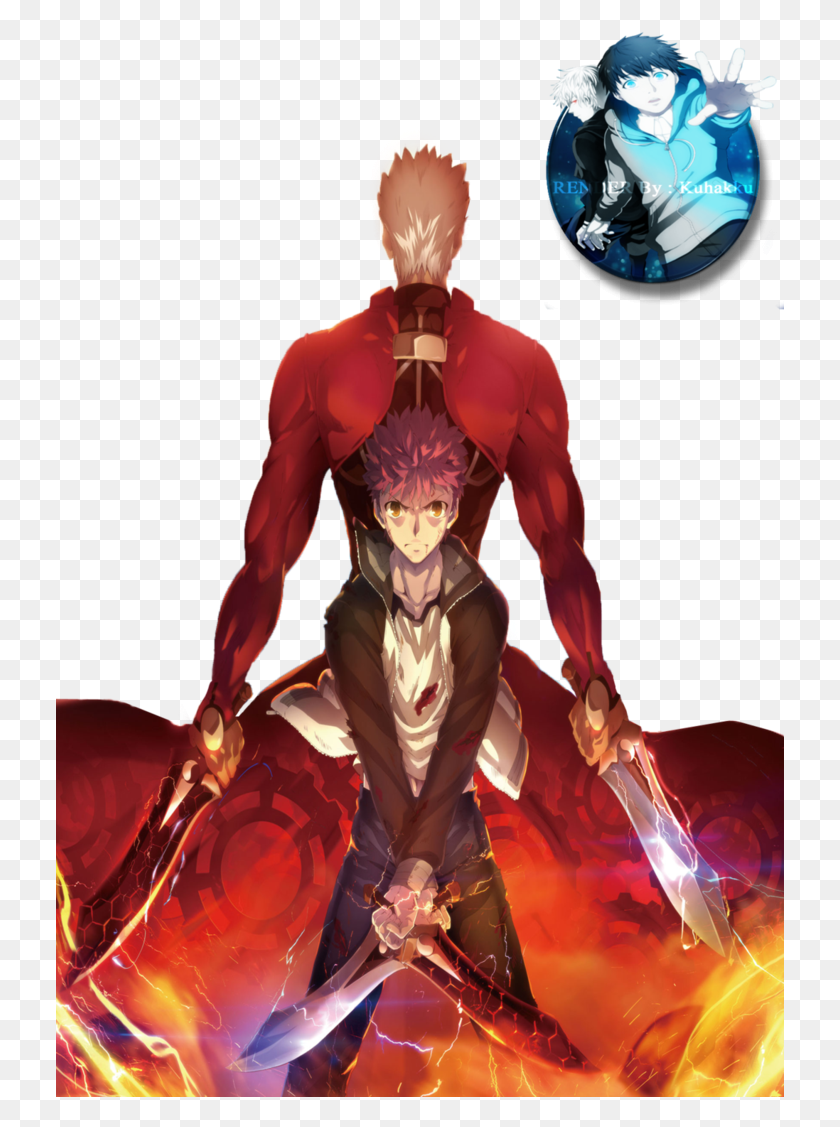 729x1067 Unlimited Blade Works Transparent Fate Stay Night Unlimited Blade Works Render, Person, Human, Book HD PNG Download