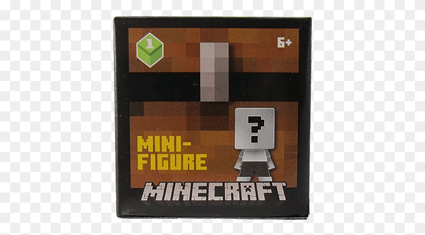 395x404 Descargar Png Unlimited Gold Mini Figure Blind Series 1 Box Figure Minecraft, Texto, Vivienda, Edificio Hd Png