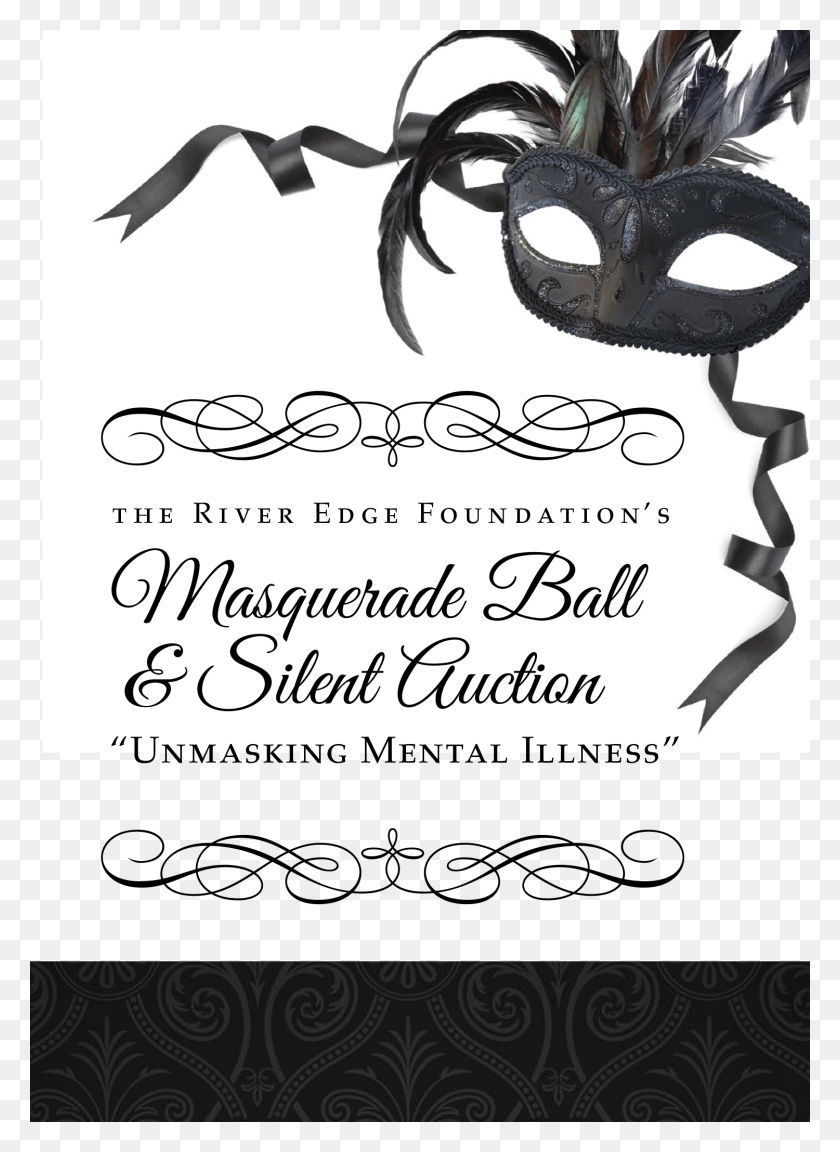 1500x2100 Unmasking Mental Illness Is A Black Tie Optional Fundraising Calligraphy, Text, Pillow, Cushion HD PNG Download