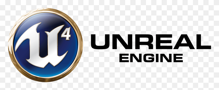 1525x565 Descargar Png Unreal Engine 4 Logo Unreal Engine 4 Transparencia, Accesorios, Accesorio, Joyería Hd Png