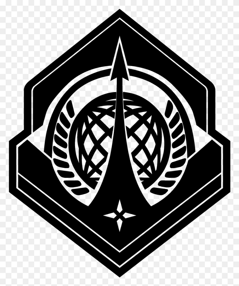 814x988 Unsc Navy Logo, Gray, World Of Warcraft HD PNG Download