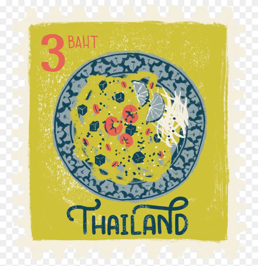 Untitled Artwork, Plate, Home Decor, Postage Stamp Sticker PNG