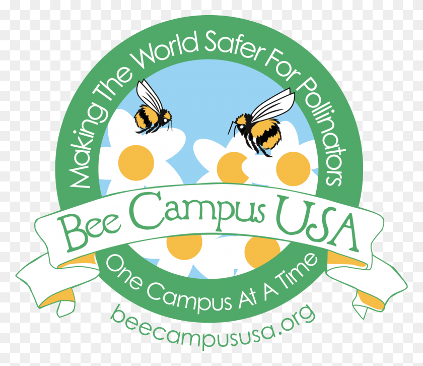 1200x1026 Untsocial On Twitter Bee Campus Usa Certification, Honey Bee, Insect, Invertebrate HD PNG Download