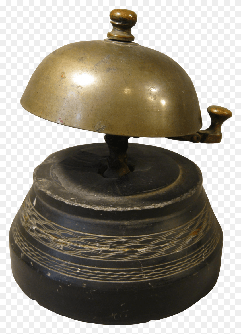 1449x2049 Unusual Hotel Bell Brass Lobby Bell With Heavy Stone Brass, Lamp, Table Lamp, Lampshade HD PNG Download