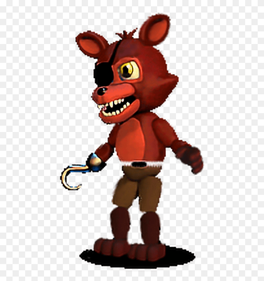 478x834 Unwithered Foxy In Fnaf World Clipart, Super Mario, Person, Human HD PNG Download