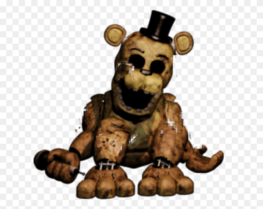 881x688 Unwithered Golden Freddy Unwithereds, Astronauta, Oso De Peluche, Juguete Hd Png