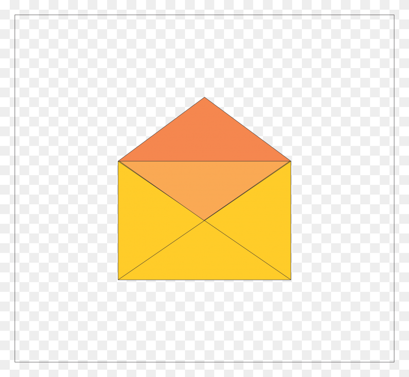 2502x2296 Unwrap Mymail Triangle, Envelope, Mail, Airmail HD PNG Download