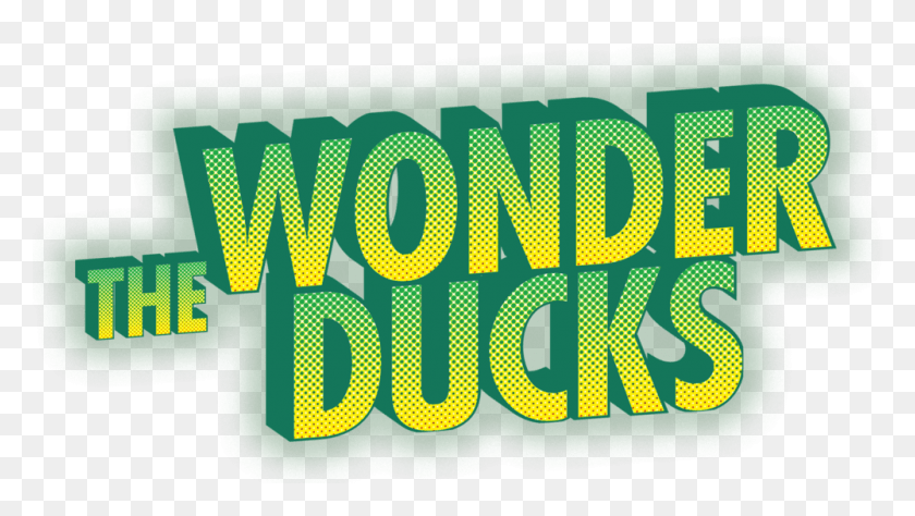 1000x532 Uo Bball Wonderducks Comic Logo Graphic Design, Text, Plant, Word HD PNG Download