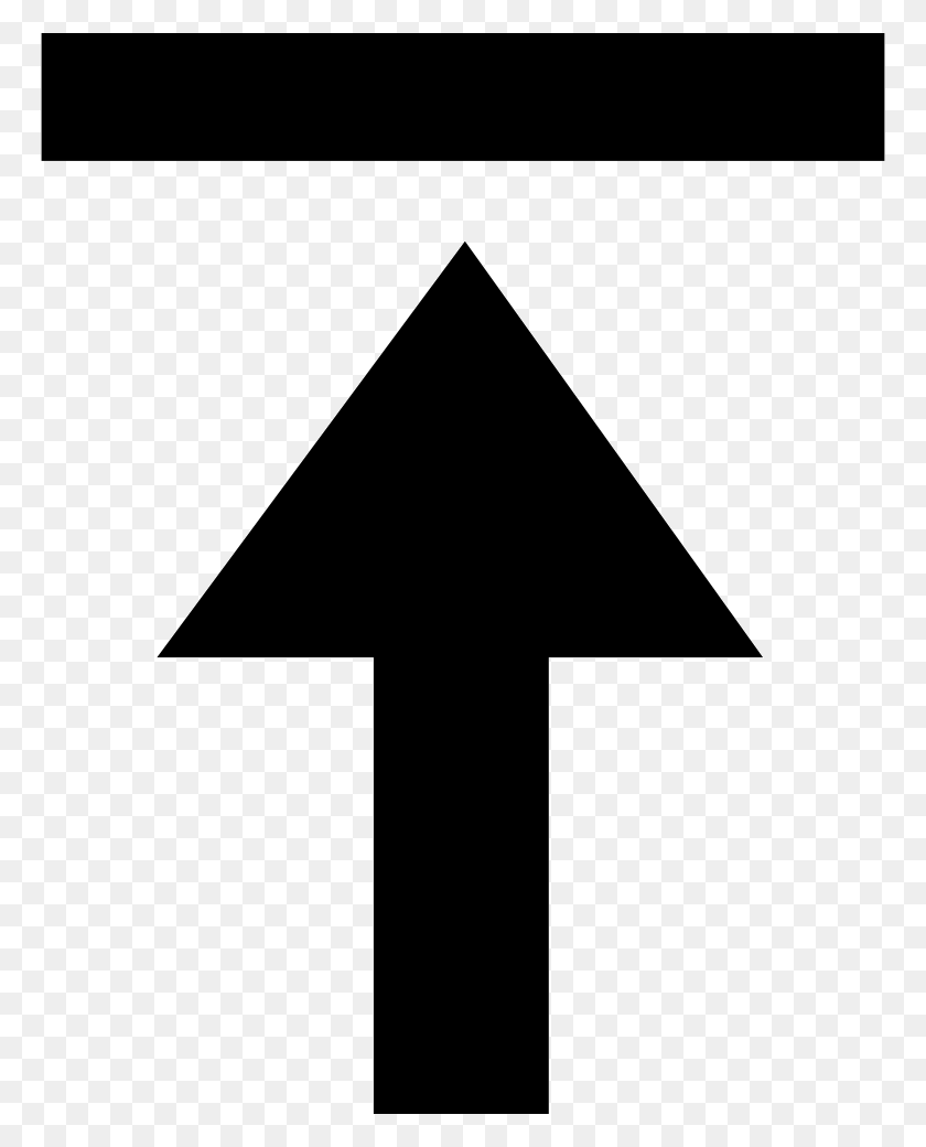 766x980 Up Arrow Comments Sign, Cross, Symbol, Triangle HD PNG Download