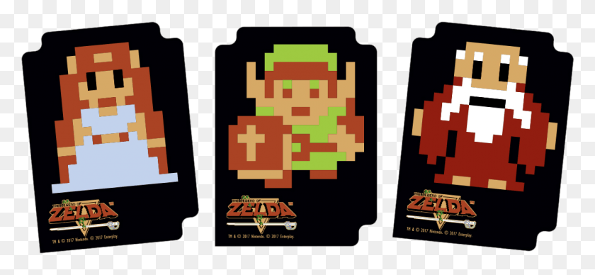 1112x469 Up Card Dividers Zelda 8 Bit The Legend Of Zelda, Text, Pac Man, Word HD PNG Download